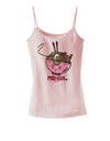 TooLoud Matching Pho Eva Pink Pho Bowl Womens V-Neck Dark T-Shirt-Womens V-Neck T-Shirts-TooLoud-SoftPink-Small-Davson Sales