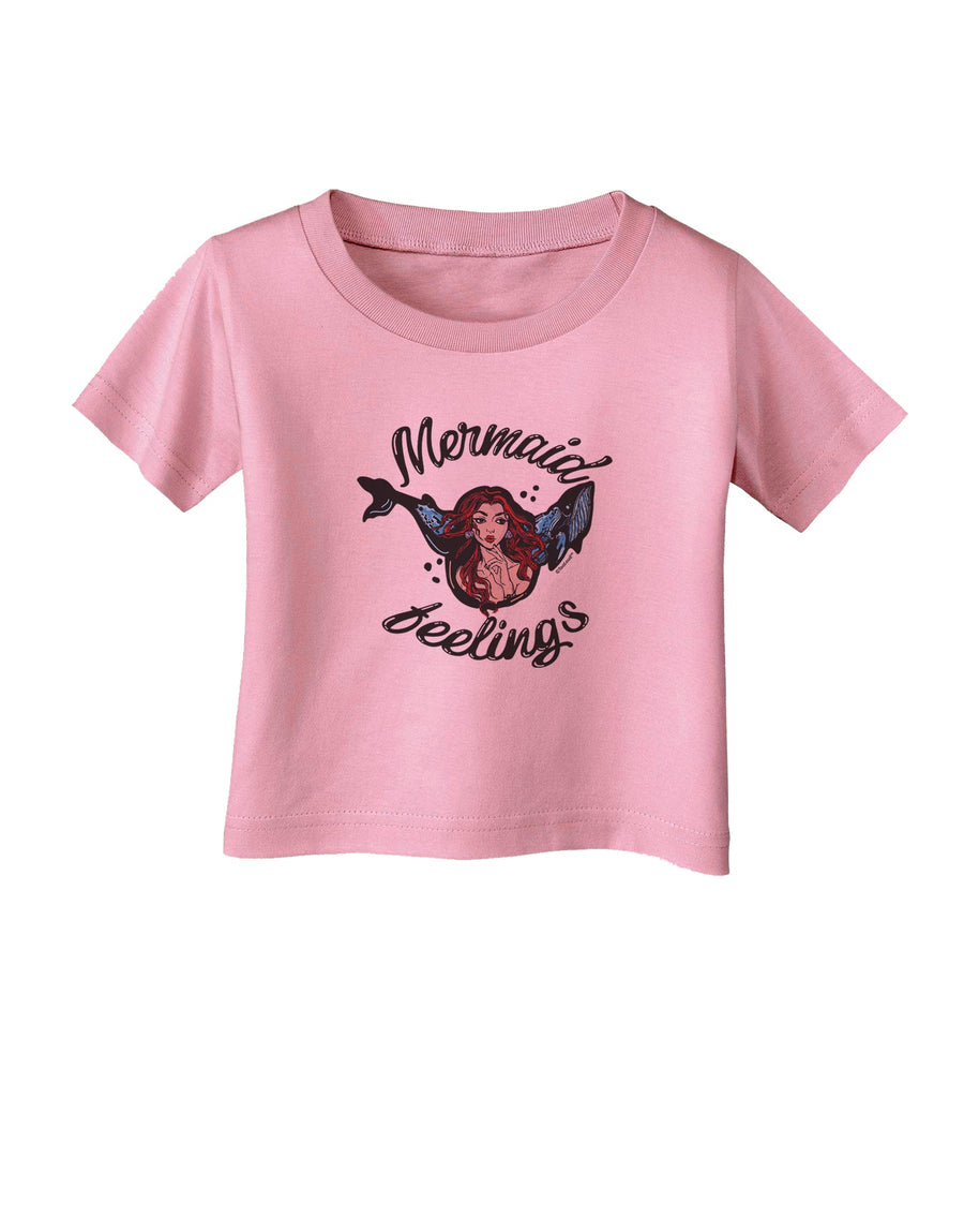 TooLoud Mermaid Feelings Infant T-Shirt-Infant T-Shirt-TooLoud-White-06-Months-Davson Sales