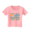 TooLoud My First Easter - Yellow Blue Green Eggs Toddler T-Shirt-Toddler T-Shirt-TooLoud-Candy-Pink-2T-Davson Sales