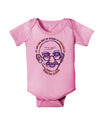 TooLoud No one can hurt me without my permission Ghandi Baby Romper Bodysuit-Baby Romper-TooLoud-Pink-06-Months-Davson Sales