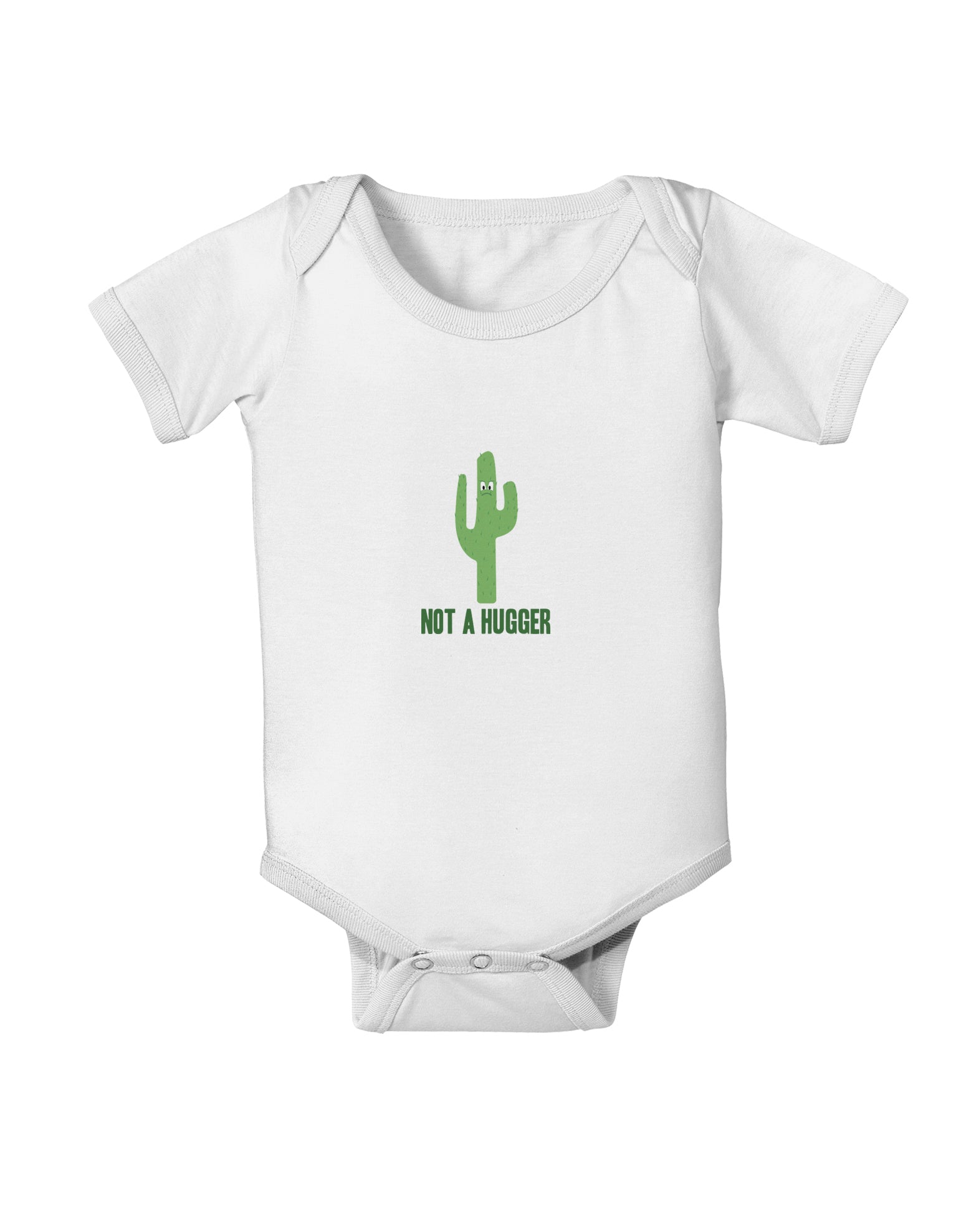 TooLoud Not a Hugger Baby Romper Bodysuit-Baby Romper-TooLoud-White-06-Months-Davson Sales