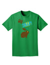 TooLoud Oh Snap Chocolate Easter Bunny Adult Dark T-Shirt-Mens T-Shirt-TooLoud-Kelly-Green-Small-Davson Sales