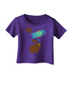 TooLoud Oh Snap Chocolate Easter Bunny Infant T-Shirt Dark-Infant T-Shirt-TooLoud-Purple-06-Months-Davson Sales