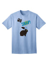 TooLoud Oh Snap Chocolate Easter Bunny - Premium Adult T-Shirt for Festive Occasions-Mens T-shirts-TooLoud-Light-Blue-Small-Davson Sales