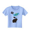 TooLoud Oh Snap Chocolate Easter Bunny Toddler T-Shirt-Toddler T-Shirt-TooLoud-Aquatic-Blue-2T-Davson Sales