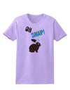 TooLoud Oh Snap Chocolate Easter Bunny Womens T-Shirt-Womens T-Shirt-TooLoud-Lavender-X-Small-Davson Sales