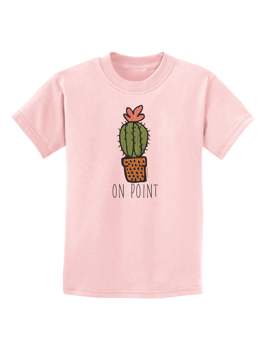 TooLoud On Point Cactus Childrens T-Shirt-Childrens T-Shirt-TooLoud-White-X-Small-Davson Sales