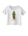 TooLoud On Point Cactus Infant T-Shirt-Infant T-Shirt-TooLoud-White-06-Months-Davson Sales