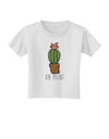 TooLoud On Point Cactus Toddler T-Shirt-Toddler T-shirt-TooLoud-White-2T-Davson Sales