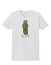 TooLoud On Point Cactus Womens T-Shirt-Womens T-Shirt-TooLoud-White-X-Small-Davson Sales