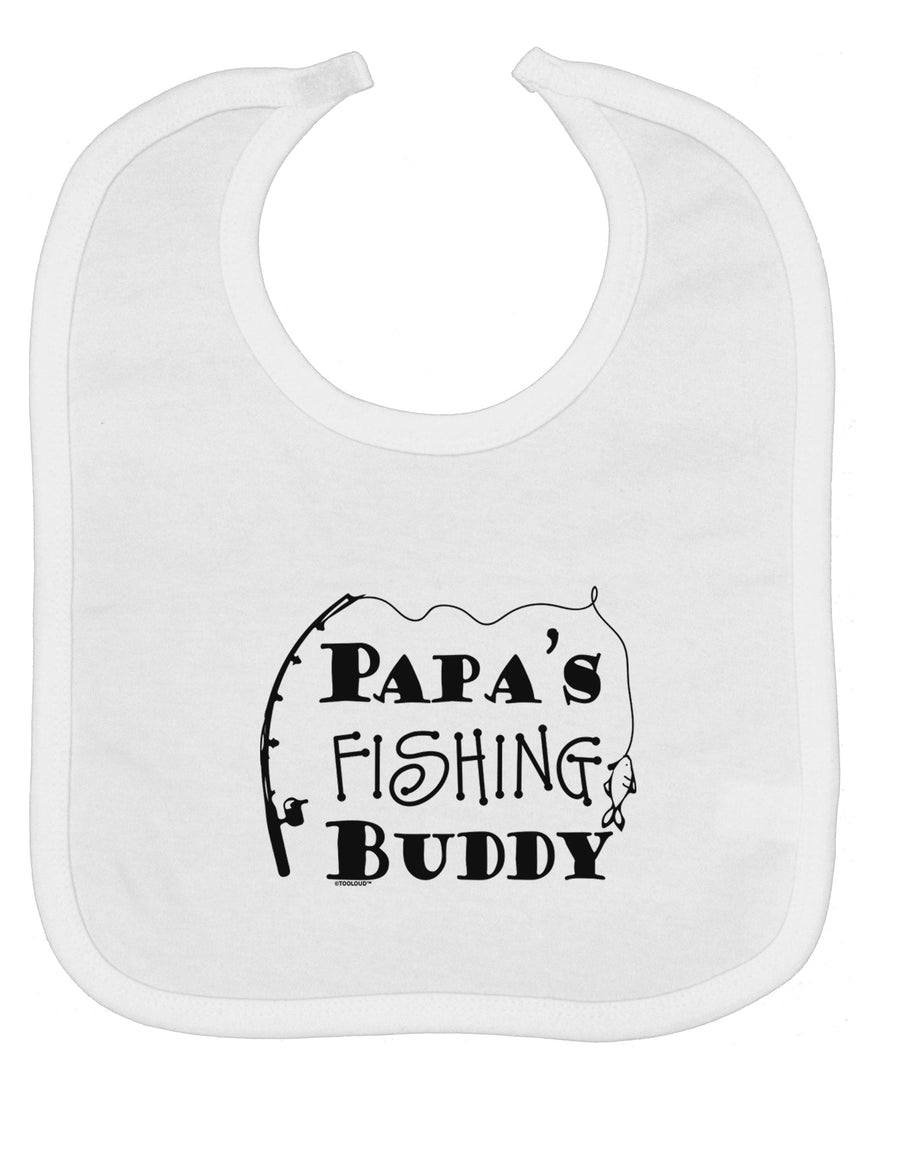 TooLoud Papas Fishing Buddy Baby Bib