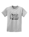TooLoud Papas Fishing Buddy Childrens T-Shirt-Childrens T-Shirt-TooLoud-AshGray-X-Small-Davson Sales