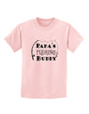 TooLoud Papas Fishing Buddy Childrens T-Shirt-Childrens T-Shirt-TooLoud-PalePink-X-Small-Davson Sales