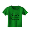 TooLoud Papas Fishing Buddy Toddler T-Shirt-Toddler T-Shirt-TooLoud-Clover-Green-2T-Davson Sales