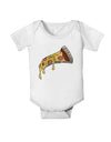 TooLoud Pizza Slice Baby Romper Bodysuit-Baby Romper-TooLoud-White-06-Months-Davson Sales