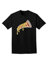 TooLoud Pizza Slice Dark Adult Dark T-Shirt-Mens-Tshirts-TooLoud-Black-Small-Davson Sales