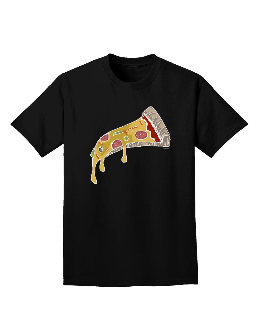 TooLoud Pizza Slice Dark Adult Dark T-Shirt-Mens-Tshirts-TooLoud-Purple-Small-Davson Sales