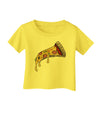 TooLoud Pizza Slice Infant T-Shirt-Infant T-Shirt-TooLoud-Yellow-06-Months-Davson Sales