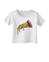 TooLoud Pizza Slice Infant T-Shirt-Infant T-Shirt-TooLoud-White-06-Months-Davson Sales