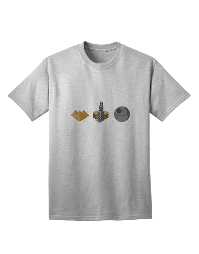 TooLoud Presents: A Captivating Collection of Humorous Sci-fi Adult T-Shirts Inspired by the Rich History of Architecture-Mens T-shirts-TooLoud-AshGray-Small-Davson Sales