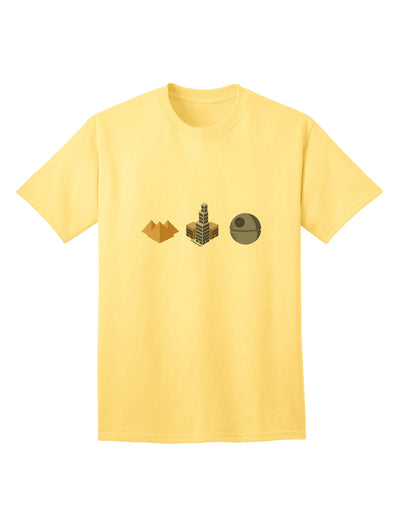 TooLoud Presents: A Captivating Collection of Humorous Sci-fi Adult T-Shirts Inspired by the Rich History of Architecture-Mens T-shirts-TooLoud-Yellow-Small-Davson Sales