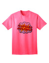 TooLoud Presents: Captain Awesome - Elevate Your Style with Superhero-Inspired Adult T-Shirt-Mens T-shirts-TooLoud-Neon-Pink-Small-Davson Sales