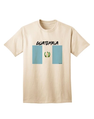 TooLoud Presents: Exquisite Guatemalan Flag Design Adult T-Shirt-Mens T-shirts-TooLoud-Natural-Small-Davson Sales