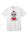 TooLoud Presents: Mr. Whiskerton Santa Suit - Festive Christmas Adult T-Shirt-Mens T-shirts-TooLoud-White-Small-Davson Sales