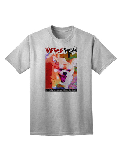 TooLoud Presents: Werewolf Pomeranian Adult T-Shirt from WerePom Collection-Mens T-shirts-TooLoud-AshGray-Small-Davson Sales