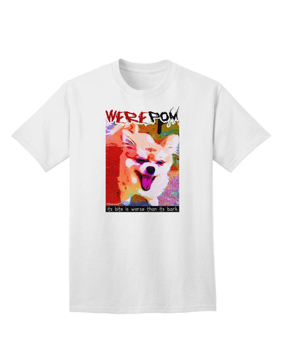 TooLoud Presents: Werewolf Pomeranian Adult T-Shirt from WerePom Collection-Mens T-shirts-TooLoud-White-Small-Davson Sales