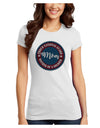 TooLoud Proud National Guard Mom Juniors Petite T-Shirt-Womens T-Shirt-TooLoud-White-Juniors Fitted X-Small-Davson Sales
