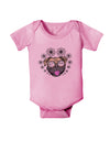 TooLoud Pug Life Hippy Baby Romper Bodysuit-Baby Romper-TooLoud-Pink-06-Months-Davson Sales