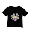 TooLoud Pug Life Hippy Dark Infant T-Shirt Dark-Infant T-Shirt-TooLoud-Black-06-Months-Davson Sales