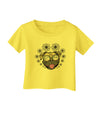 TooLoud Pug Life Hippy Infant T-Shirt-Infant T-Shirt-TooLoud-Yellow-06-Months-Davson Sales