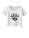 TooLoud Pug Life Hippy Infant T-Shirt-Infant T-Shirt-TooLoud-White-06-Months-Davson Sales