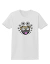 TooLoud Pug Life Hippy Womens T-Shirt-Womens T-Shirt-TooLoud-White-X-Small-Davson Sales