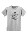 TooLoud Pugs Not Drugs Childrens T-Shirt-Childrens T-Shirt-TooLoud-AshGray-X-Small-Davson Sales