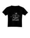 TooLoud Pugs Not Drugs Dark Toddler T-Shirt Dark-Toddler T-shirt-TooLoud-Black-2T-Davson Sales
