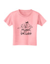 TooLoud Pugs Not Drugs Toddler T-Shirt-Toddler T-shirt-TooLoud-Candy-Pink-2T-Davson Sales