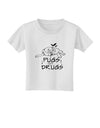 TooLoud Pugs Not Drugs Toddler T-Shirt-Toddler T-shirt-TooLoud-White-2T-Davson Sales