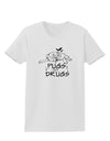 TooLoud Pugs Not Drugs Womens T-Shirt-Womens T-Shirt-TooLoud-White-X-Small-Davson Sales