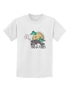 TooLoud Pugs and Kisses Childrens T-Shirt-Childrens T-Shirt-TooLoud-White-X-Small-Davson Sales