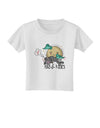 TooLoud Pugs and Kisses Toddler T-Shirt-Toddler T-shirt-TooLoud-White-2T-Davson Sales