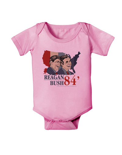 TooLoud REAGAN BUSH 84 Baby Romper Bodysuit-Baby Romper-TooLoud-Pink-06-Months-Davson Sales