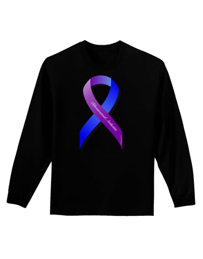 TooLoud Rheumatoid Arthritis Dark Adult Long Sleeve Dark T-Shirt-Long Sleeve Shirt-TooLoud-Black-Small-Davson Sales