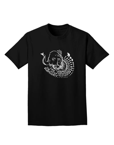 TooLoud Save the Asian Elephants Adult Dark T-Shirt-Mens-Tshirts-TooLoud-Black-Small-Davson Sales