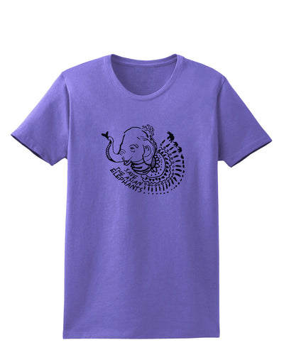 Save the Asian Elephants Womens T-Shirt - Violet - 4XL Tooloud