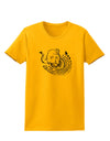 Save the Asian Elephants Womens T-Shirt - Gold - 4XL Tooloud