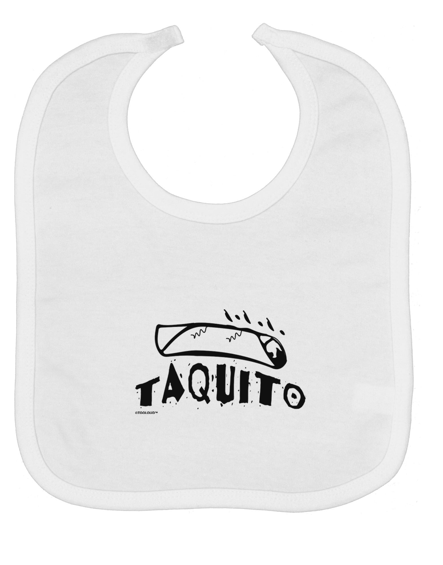 TooLoud Taquito Baby Bib