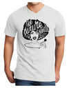 TooLoud The Future Is Female Adult V-Neck T-shirt-Mens V-Neck T-Shirt-TooLoud-White-Small-Davson Sales